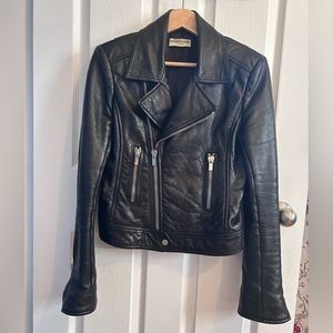 Balenciaga Leather Jacket Sz40